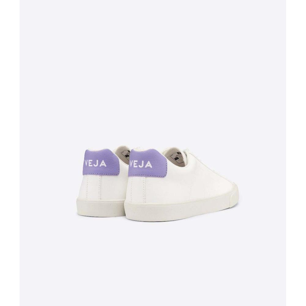 Veja ESPLAR CHROMEFREE Tornacipő Női White/Purple | HU 618LIS